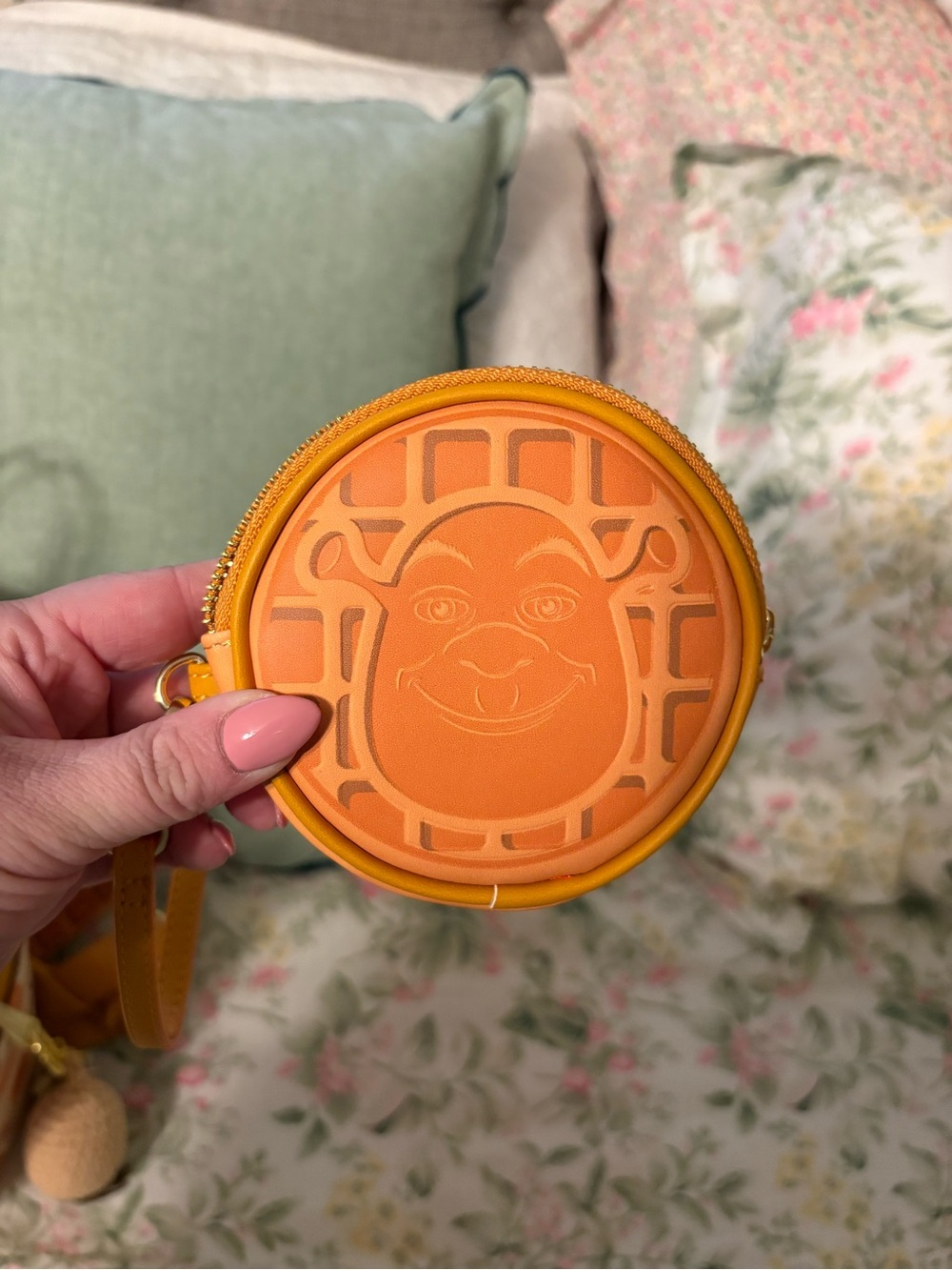 Loungefly Orange Shrek Round Coin Purse